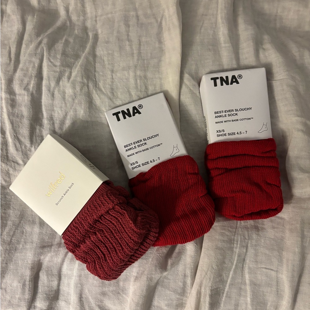 TNA/Wilfred slouchy ankle sock x3